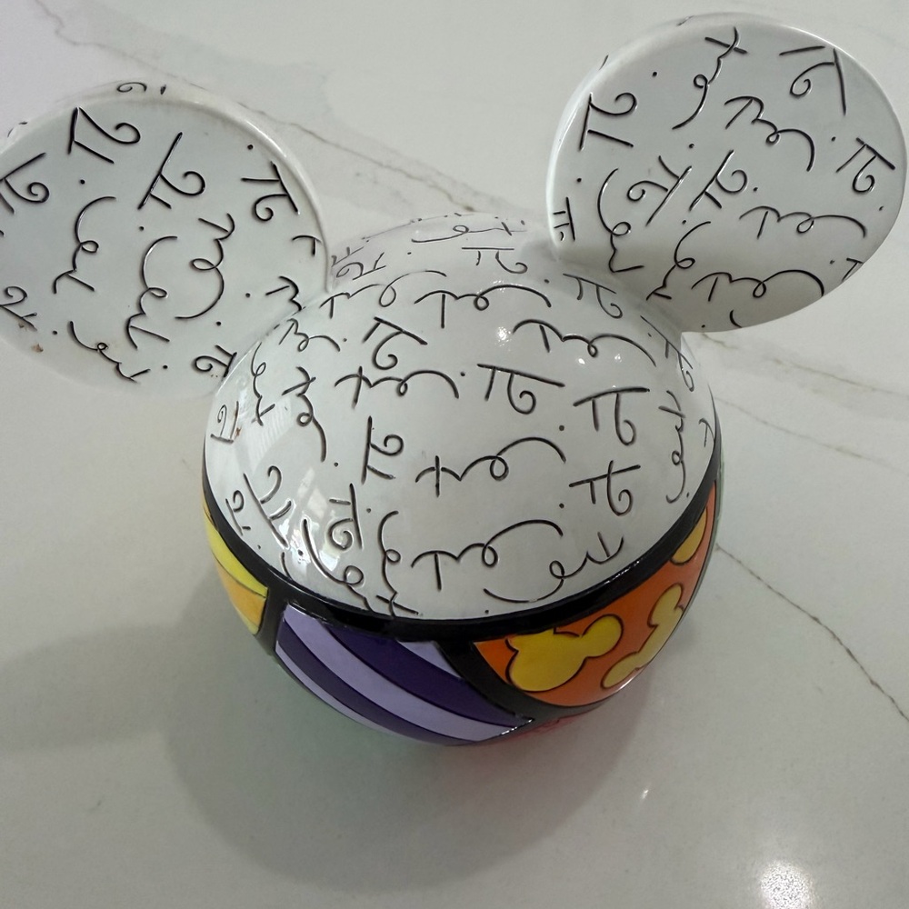 Disney Romero Britto Decorative Piggy Bank